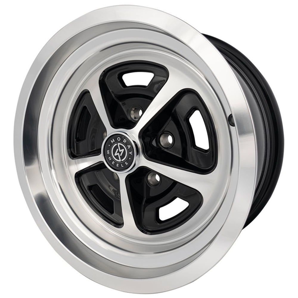 Moray Wheels Magnum 500 wheel with glossy black inserts